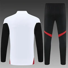 2025-26 Manchester United White Half-Raised Training Jersey view 2