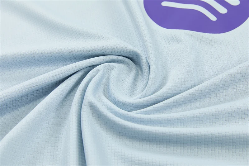 2026-27 Barcelona Light Grey Short-Sleeve Training Jersey view 8