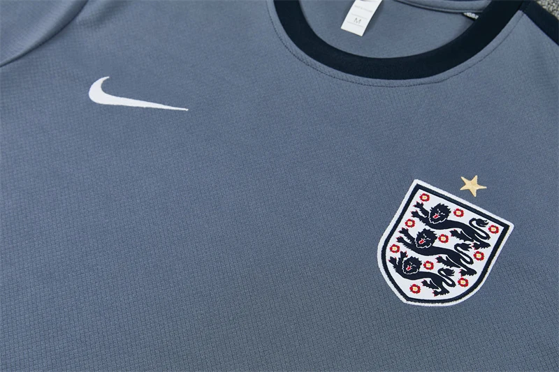 2026-27 England Grey Short-Sleeve Training Jersey view 6