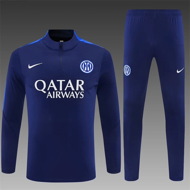 2026-27 Inter Milan Royal Blue Half-Zip Training Jersey view 3