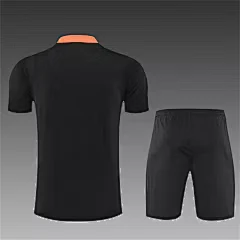 2025-26 Brazil Black Short Sleeve Training Jersey view 2