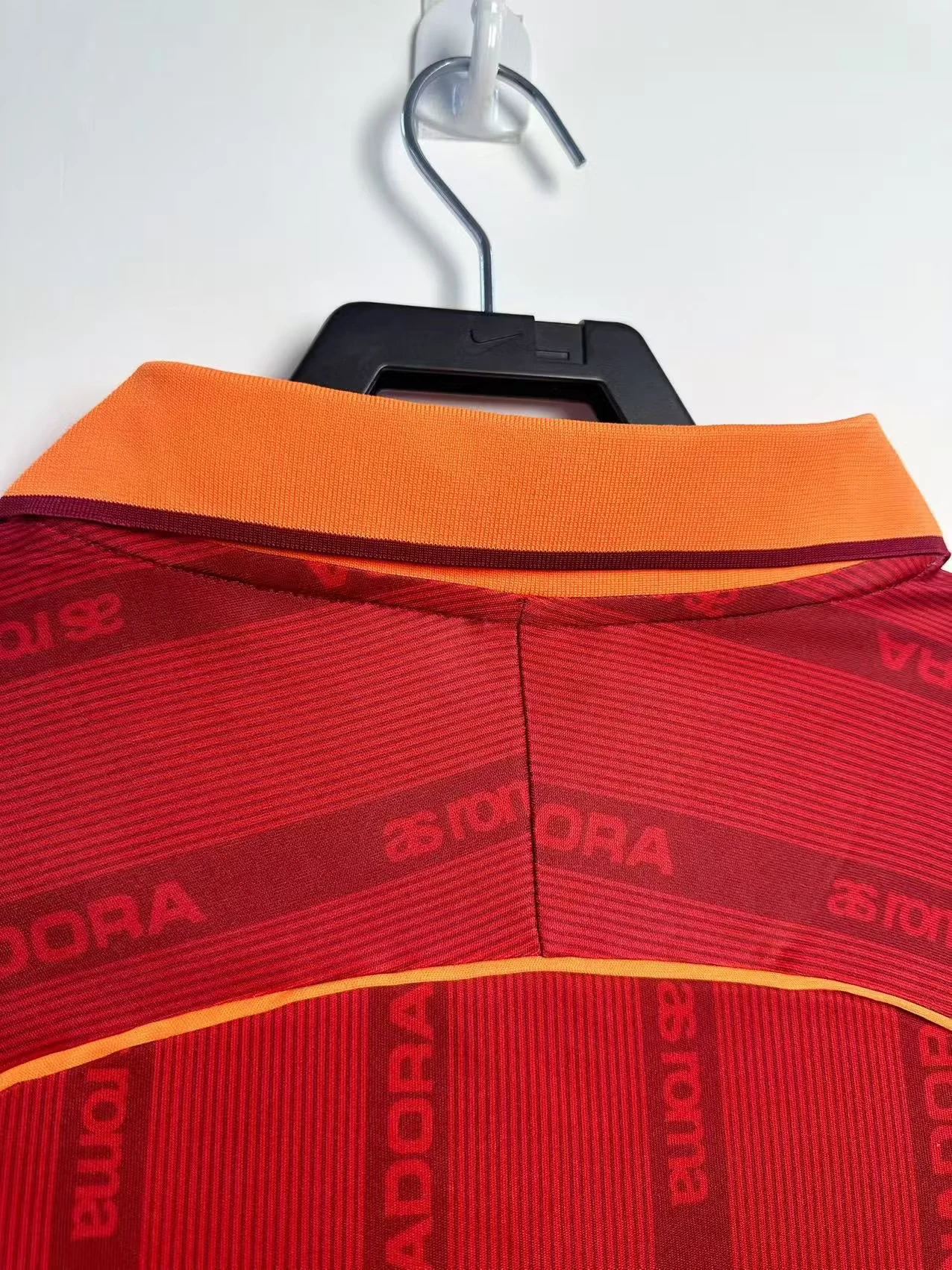 1999-00 Roma Home Retro Jersey view 3