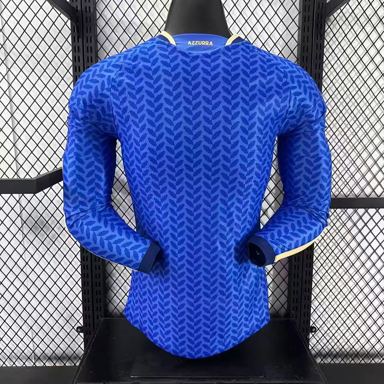 2026 Italy Home Long-Sleeve Jersey – Player Version view 2