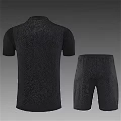 2025-26 Barcelona Black Joint Short Sleeve Training Jersey view 2
