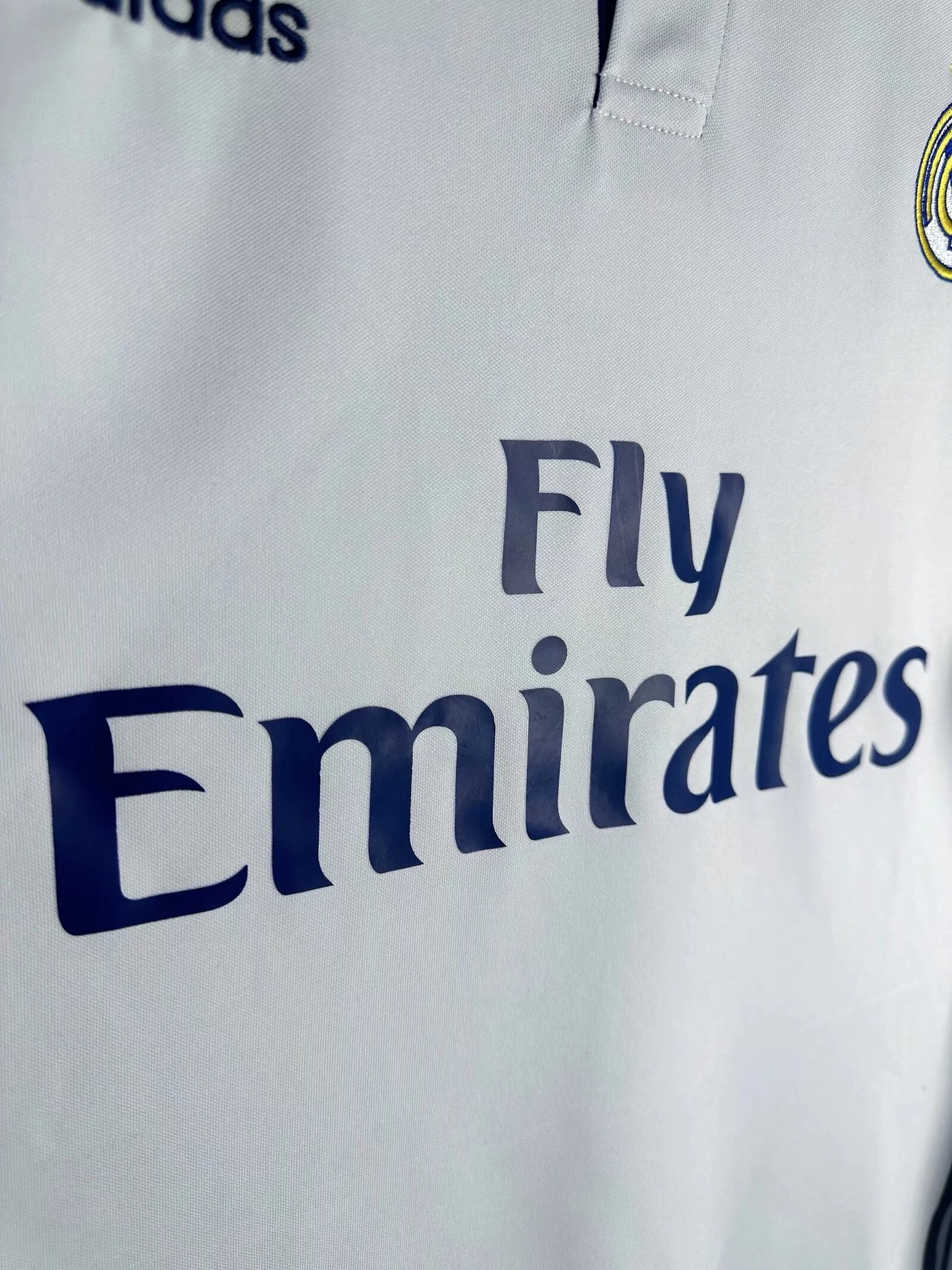 2016-17 Real Madrid Home Long Sleeve Retro Jersey view 4
