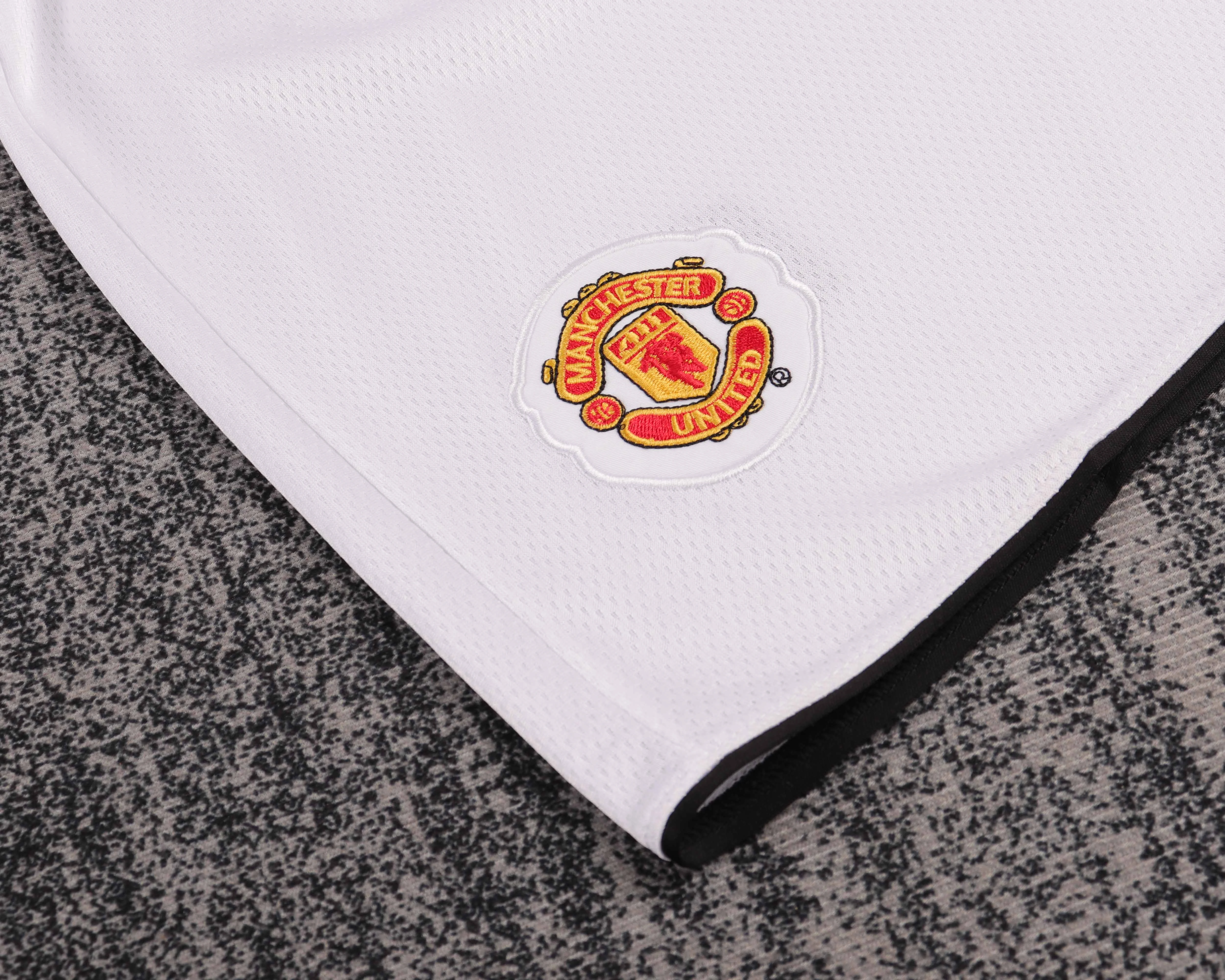2007-08 Manchester United Away Retro Shirt Black - Kids Sizes view 4