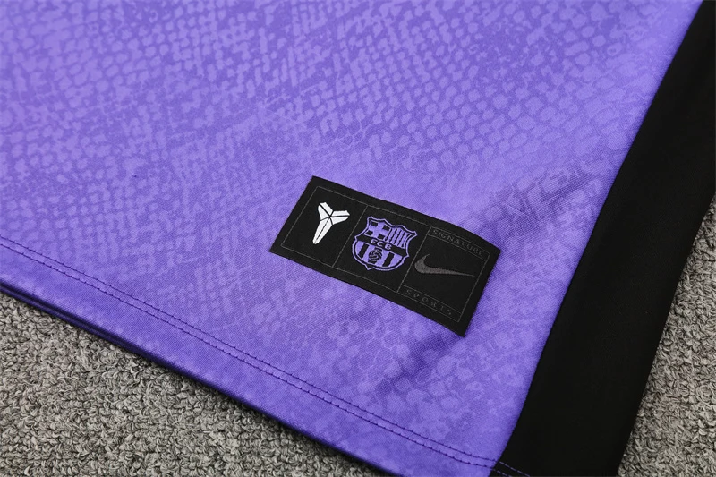 2025-26 Barcelona Purple Half-Zip Training Jersey view 8
