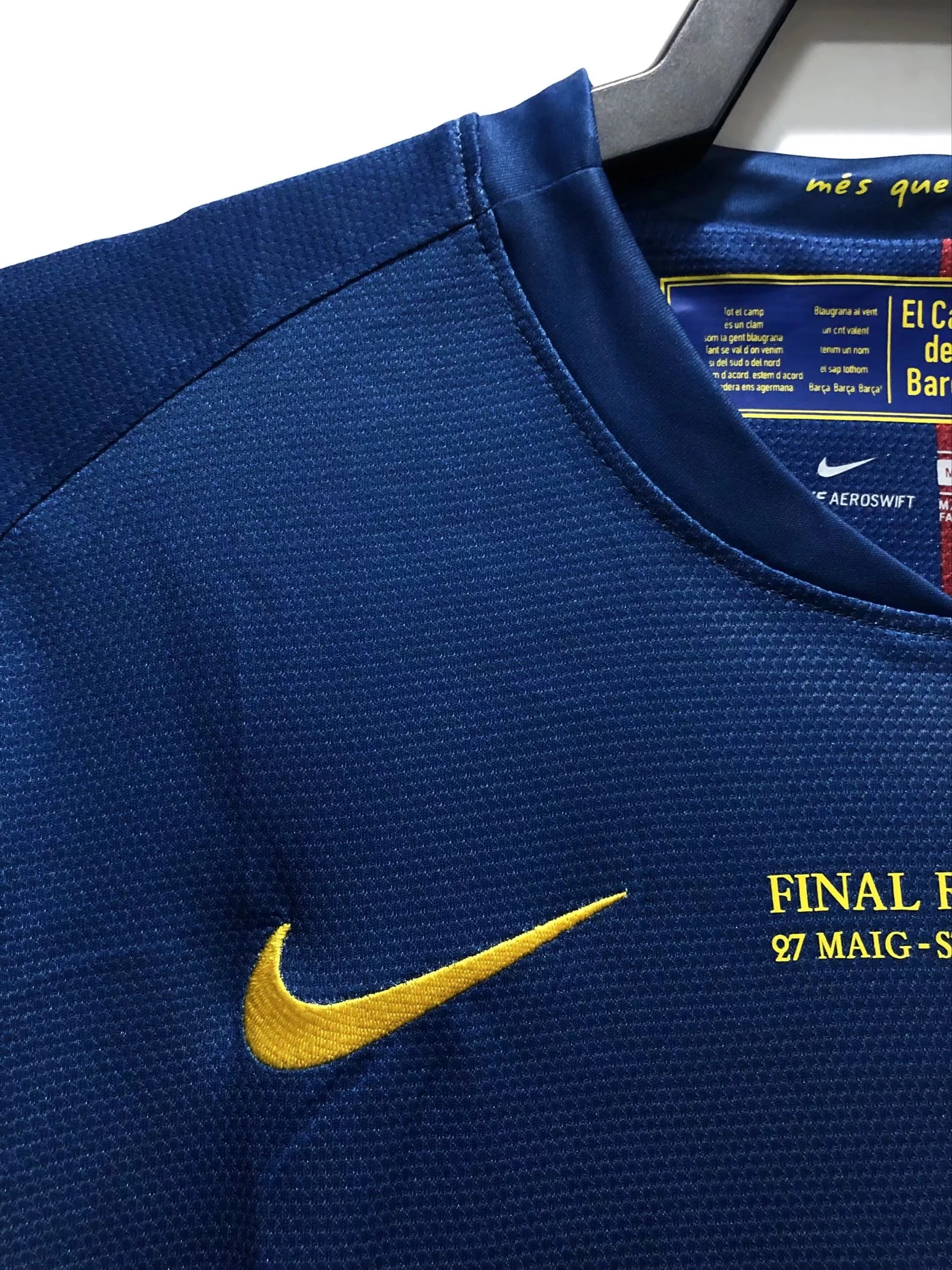 2008-09 Barcelona Home Long Sleeve Retro Shirt - Champions League Edition view 10