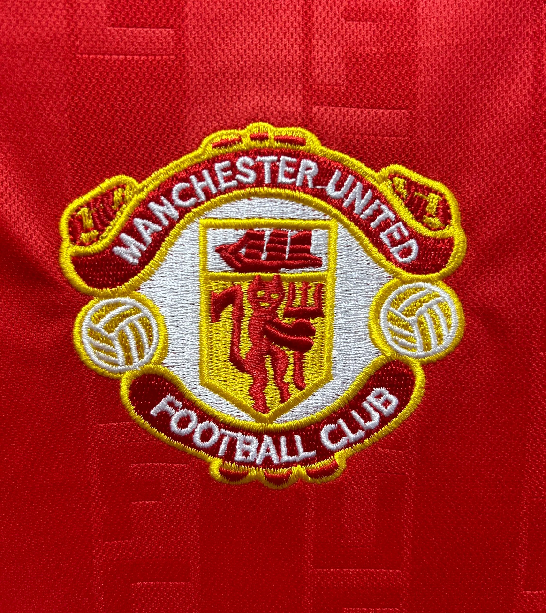 1998-90 Manchester United Home Retro Jersey view 6