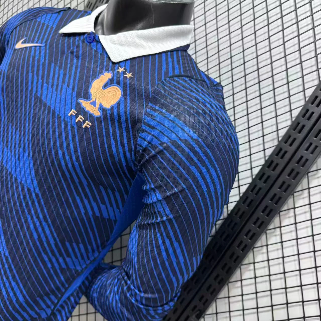 2026 France Home Long-Sleeve Jersey — Player Version view 7