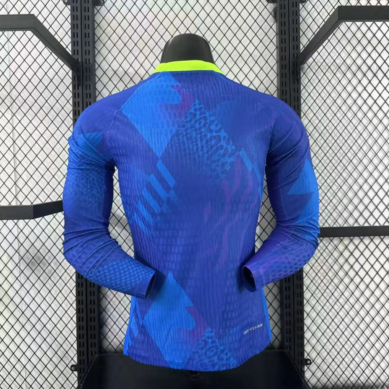 2025-26 Brazil Away Long-Sleeve Jersey – Player Version view 2