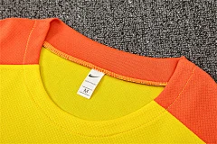 2025-26 Brazil yellow short-sleeved training jersey view 5