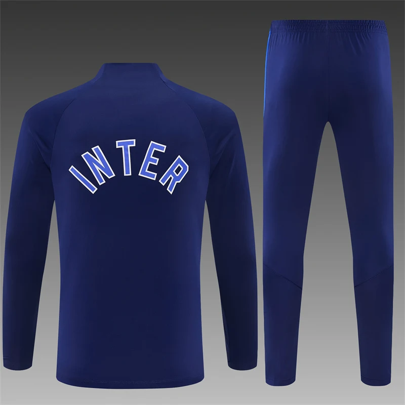 2026-27 Inter Milan Royal Blue Half-Zip Training Jersey view 2