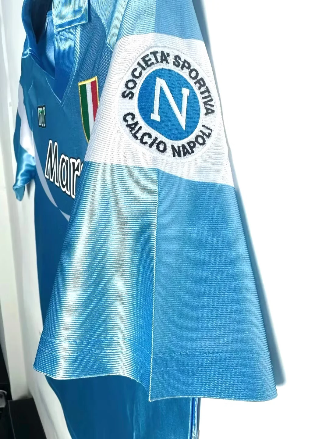 1990-91 Napoli Home Retro Jersey view 5