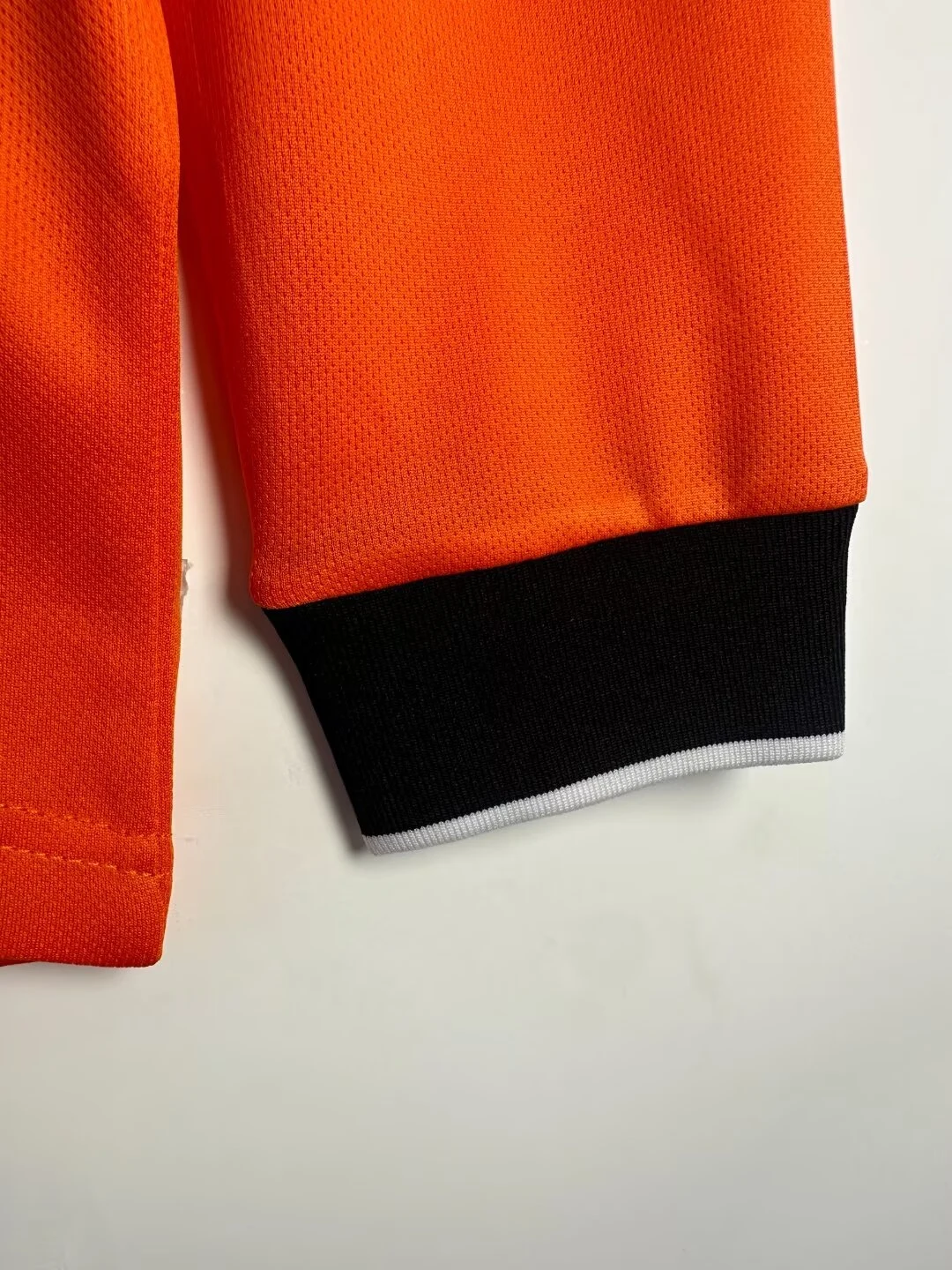 1998 Netherlands Home Long Sleeve Retro Jersey view 7