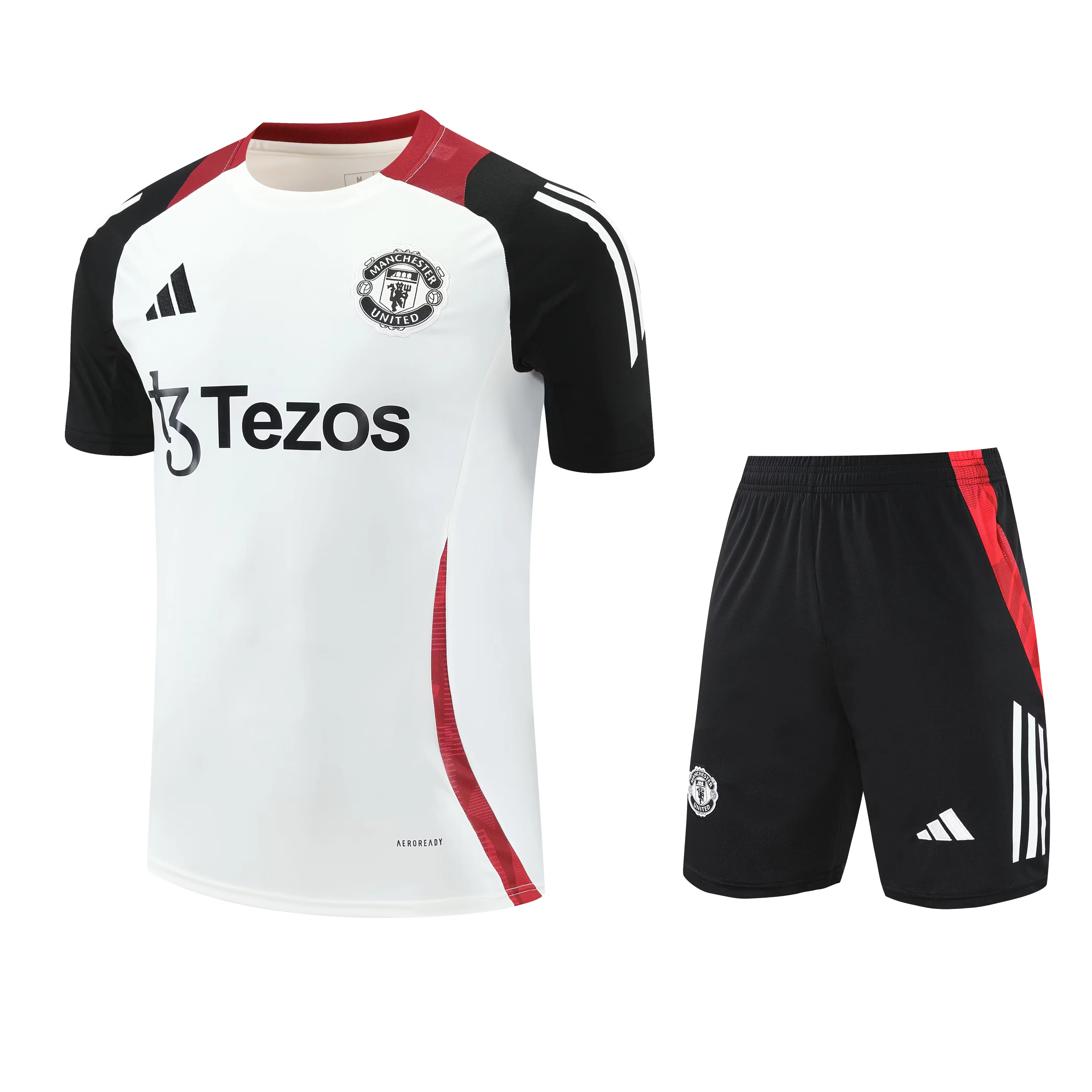 2025-26 Manchester United white short-sleeved training jersey view 13