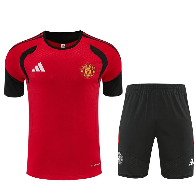 2026-27 Manchester United Red Short-Sleeve Training Jersey view 19