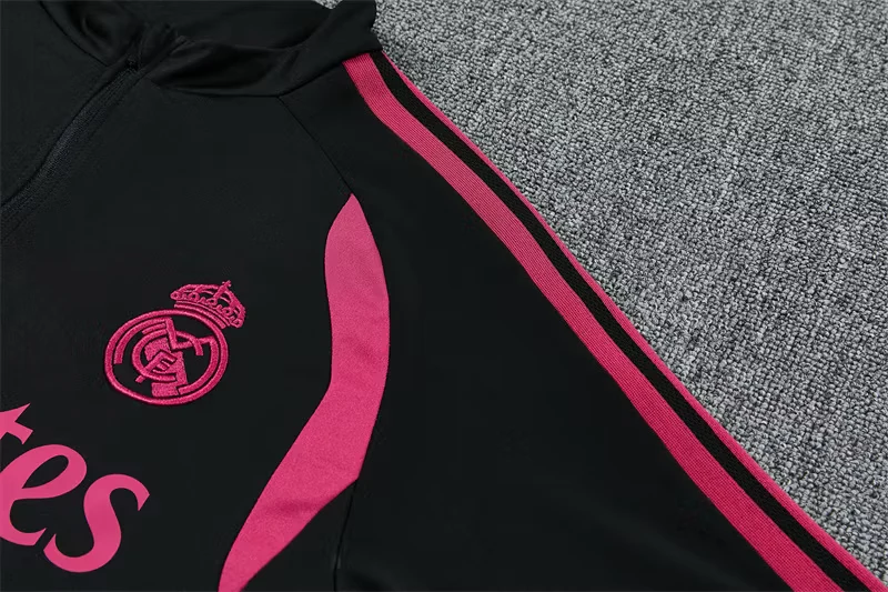 2026-27 Real Madrid Black Half-Zip Training Jersey view 11