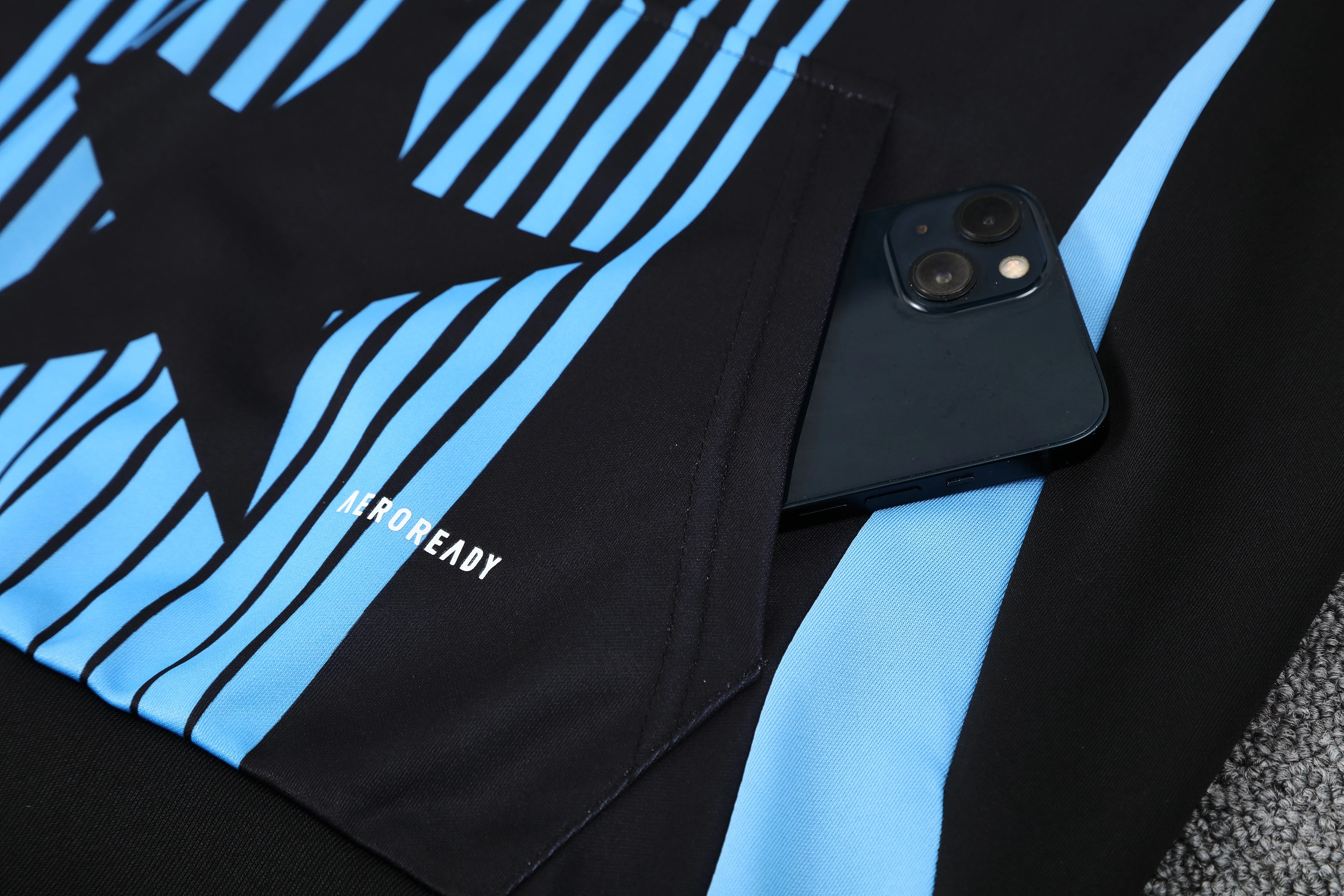 2025-26 Argentina Black Hooded Training Jersey view 6