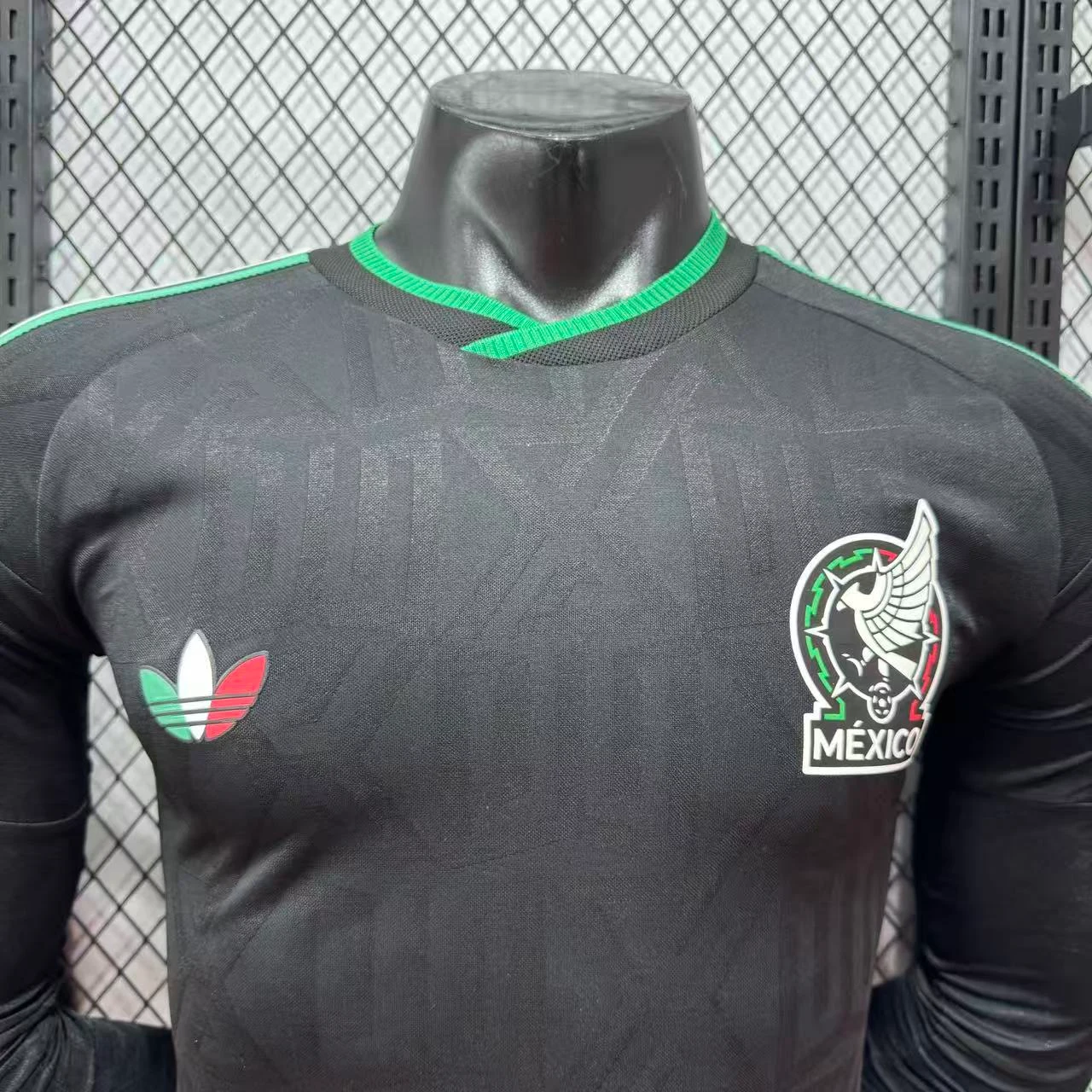 2026-27 Mexico Second Away Long-Sleeve Jersey – Player Version view 3
