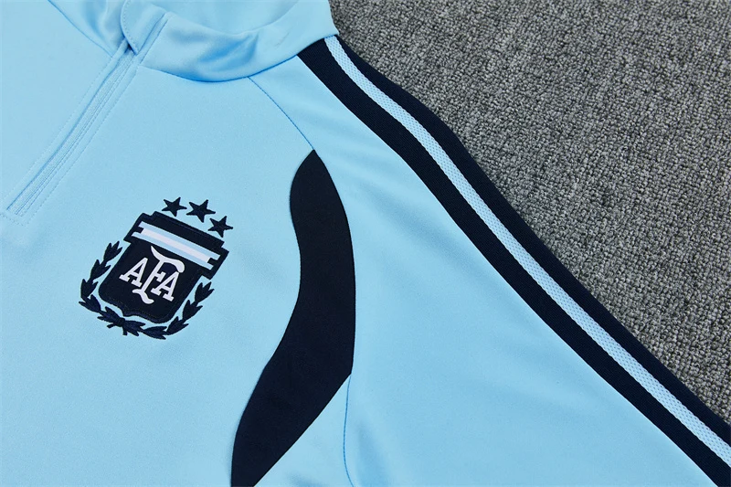 2026-27 Argentina Light Blue Half-Zip Training Jersey view 6