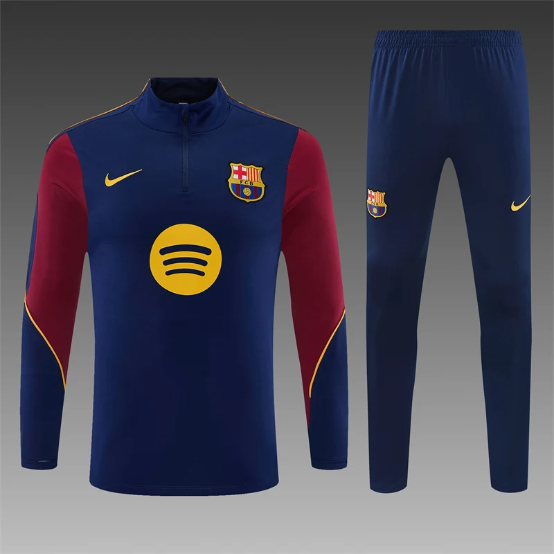 2026-27 Barcelona Royal Blue Half-Zip Training Jersey view 14