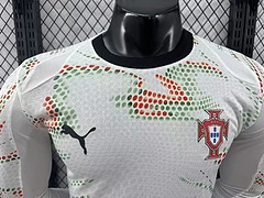 2025-26 Portugal Away Long Sleeve Shirt - Players view 3