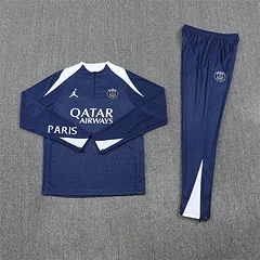 2025-26 Paris Saint-Germain Royal Blue Half-Dress Training Jersey view 16