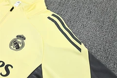 2025-26 Real Madrid Yellow Half-Pull Training Jersey view 10