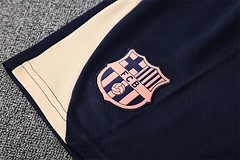 2025-26 Barcelona Beige Short Sleeve Training Jersey view 5