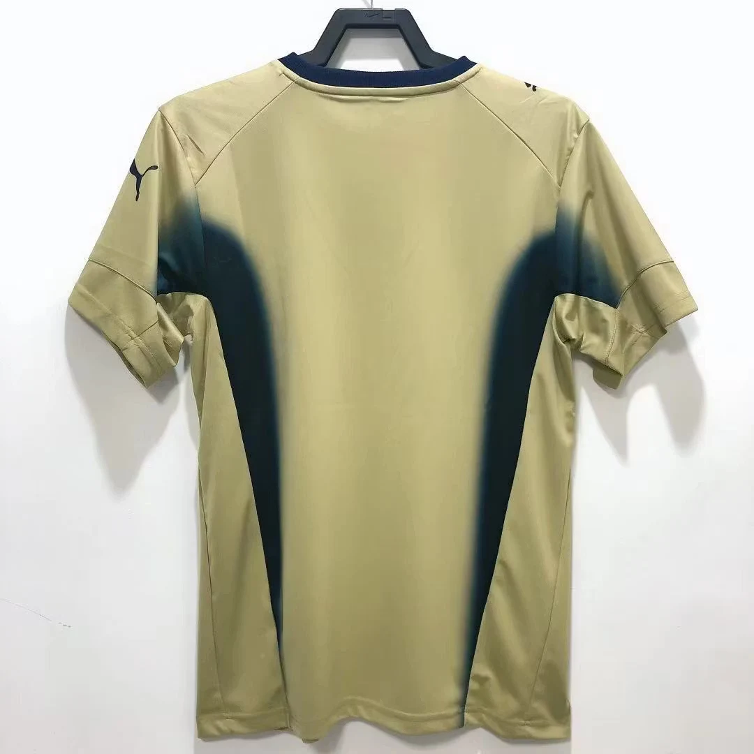 2006 Italy goalkeeper gold retro jersey view 2