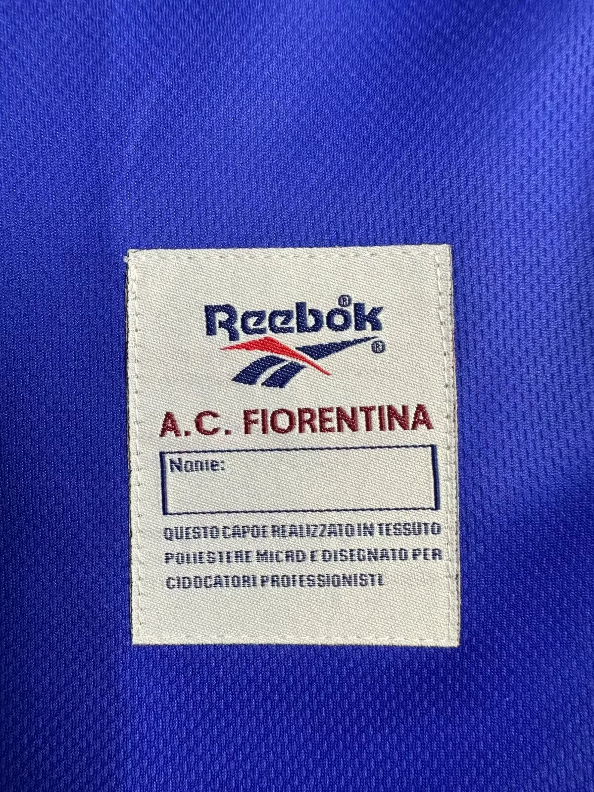 1995-96 Fiorentina home retro jersey view 4
