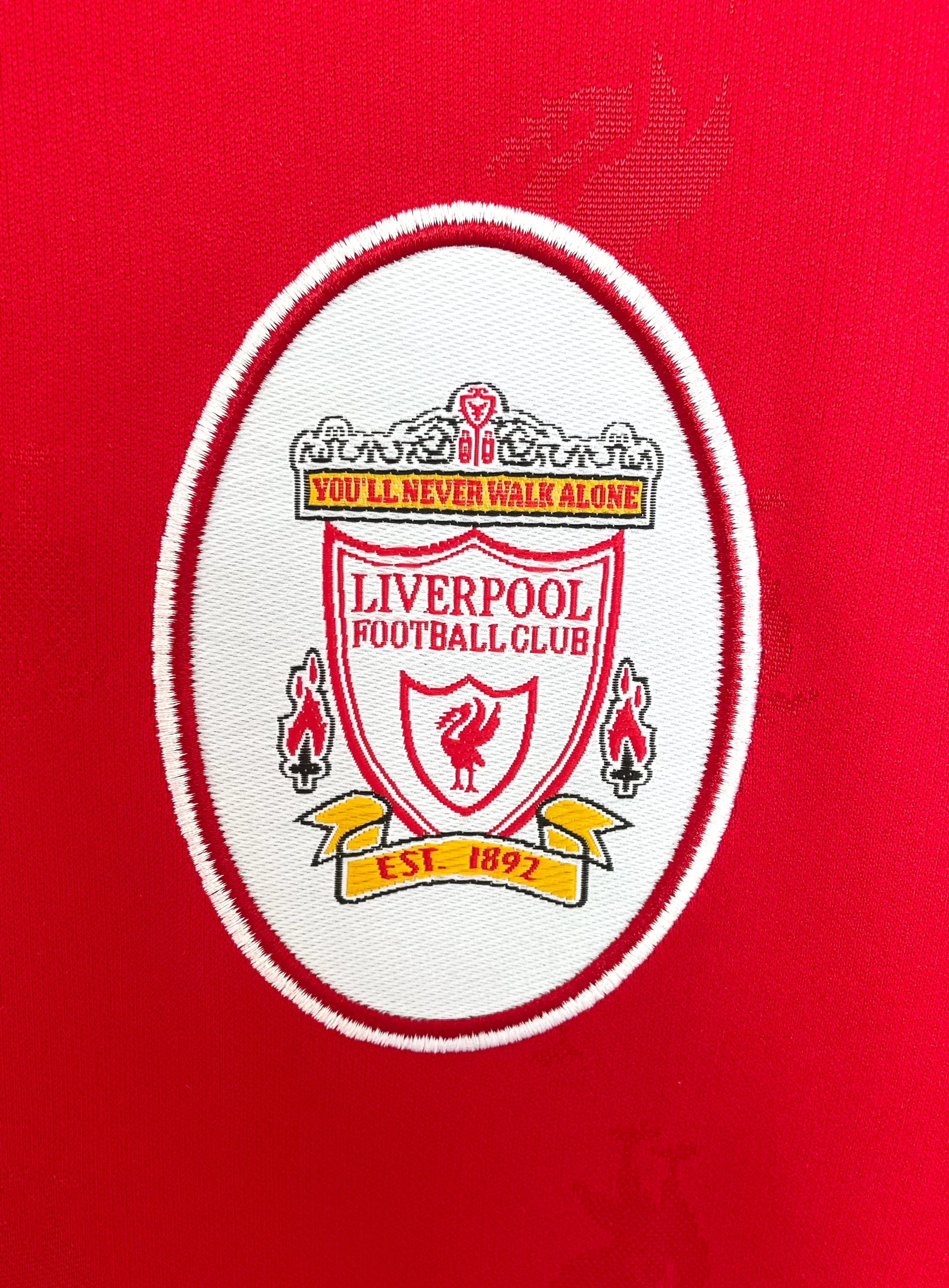 1996-97 Liverpool Home Long Sleeve Retro Shirt view 6