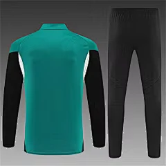 2025-26 Liverpool Green Half-Drawn Training Jersey view 2
