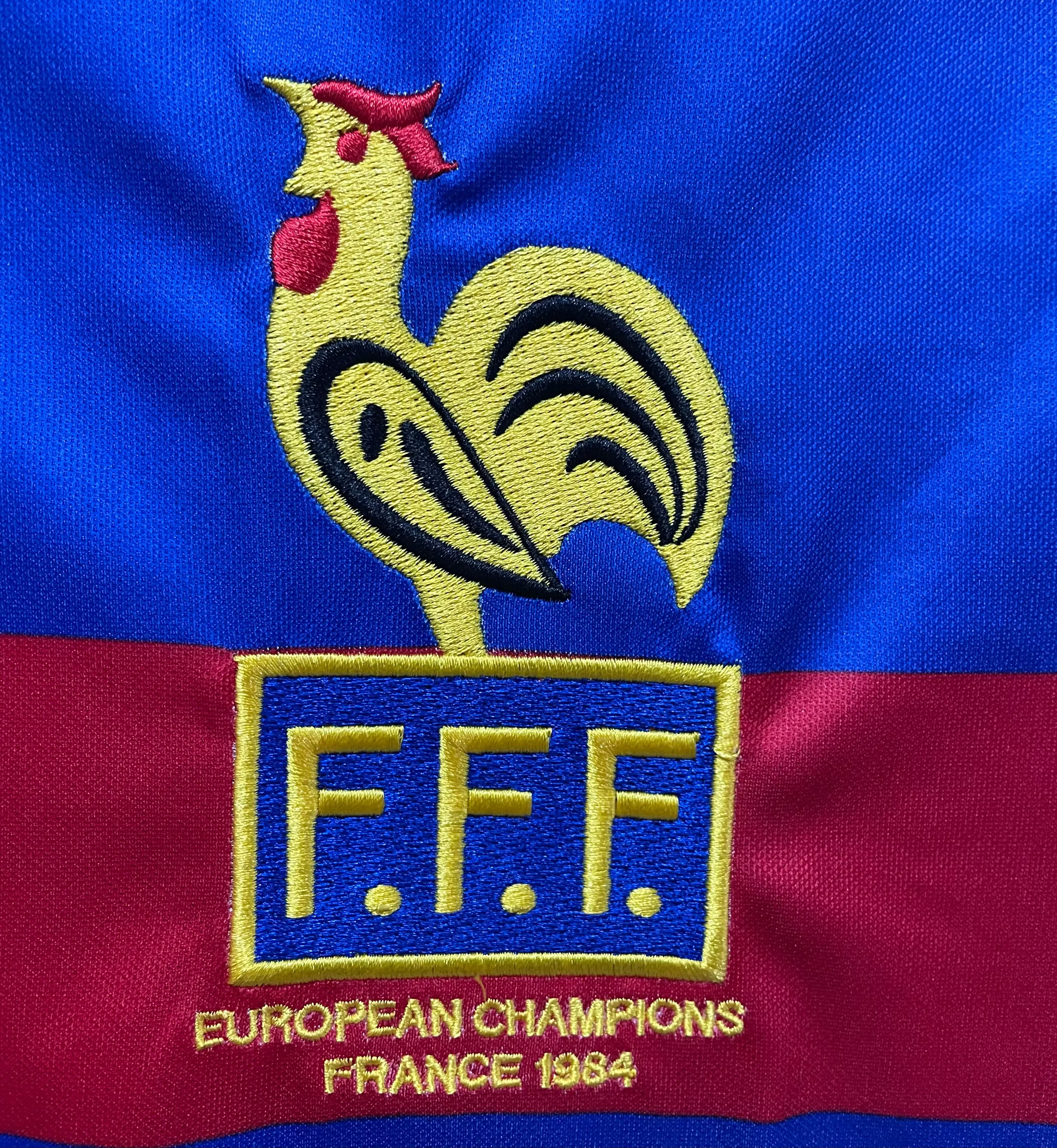1984 France Home Retro Jersey view 4