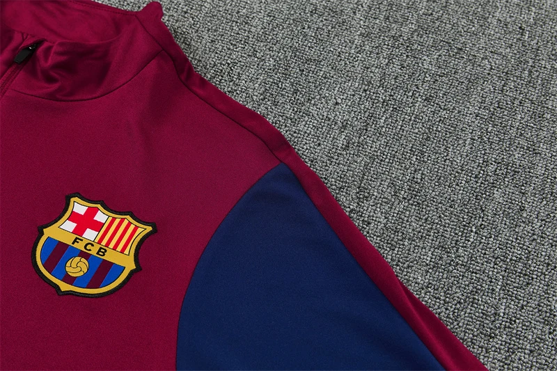 2026-27 Barcelona Red Half-Zip Training Jersey view 7