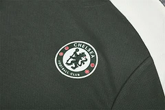 2025-26 Chelsea Short Sleeve Army Green Training Shirt view 8