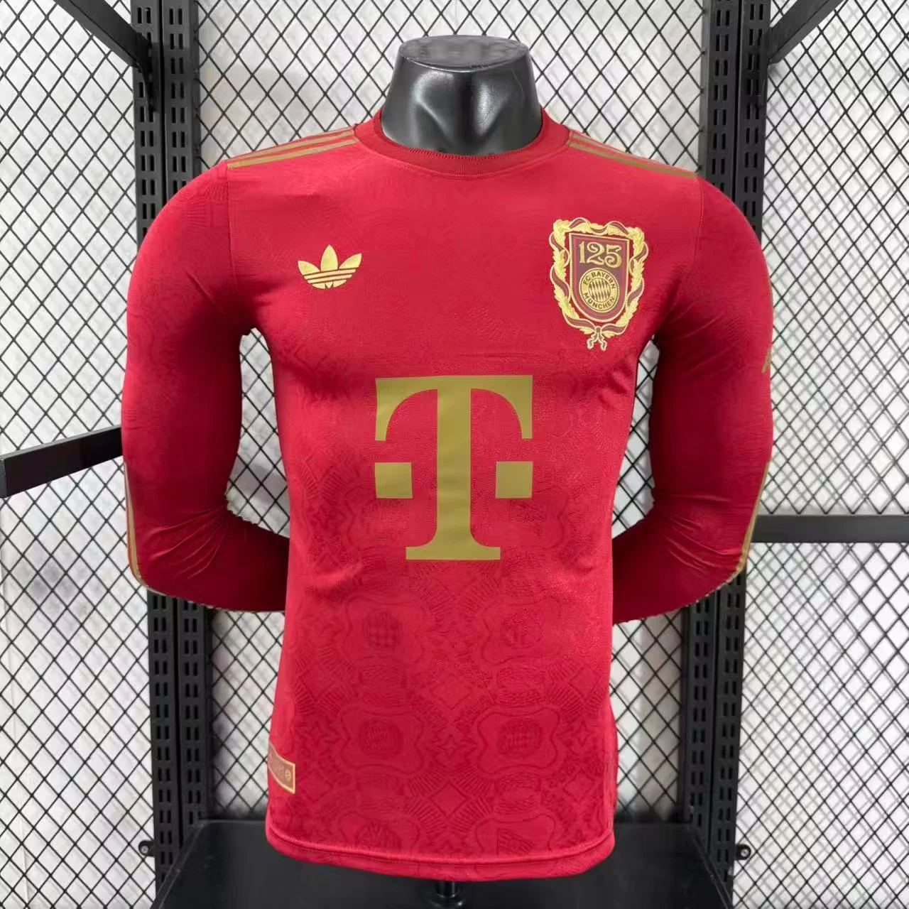 2025-26 Bayern Munich 125th Anniversary Long-Sleeve Jersey – Player Version