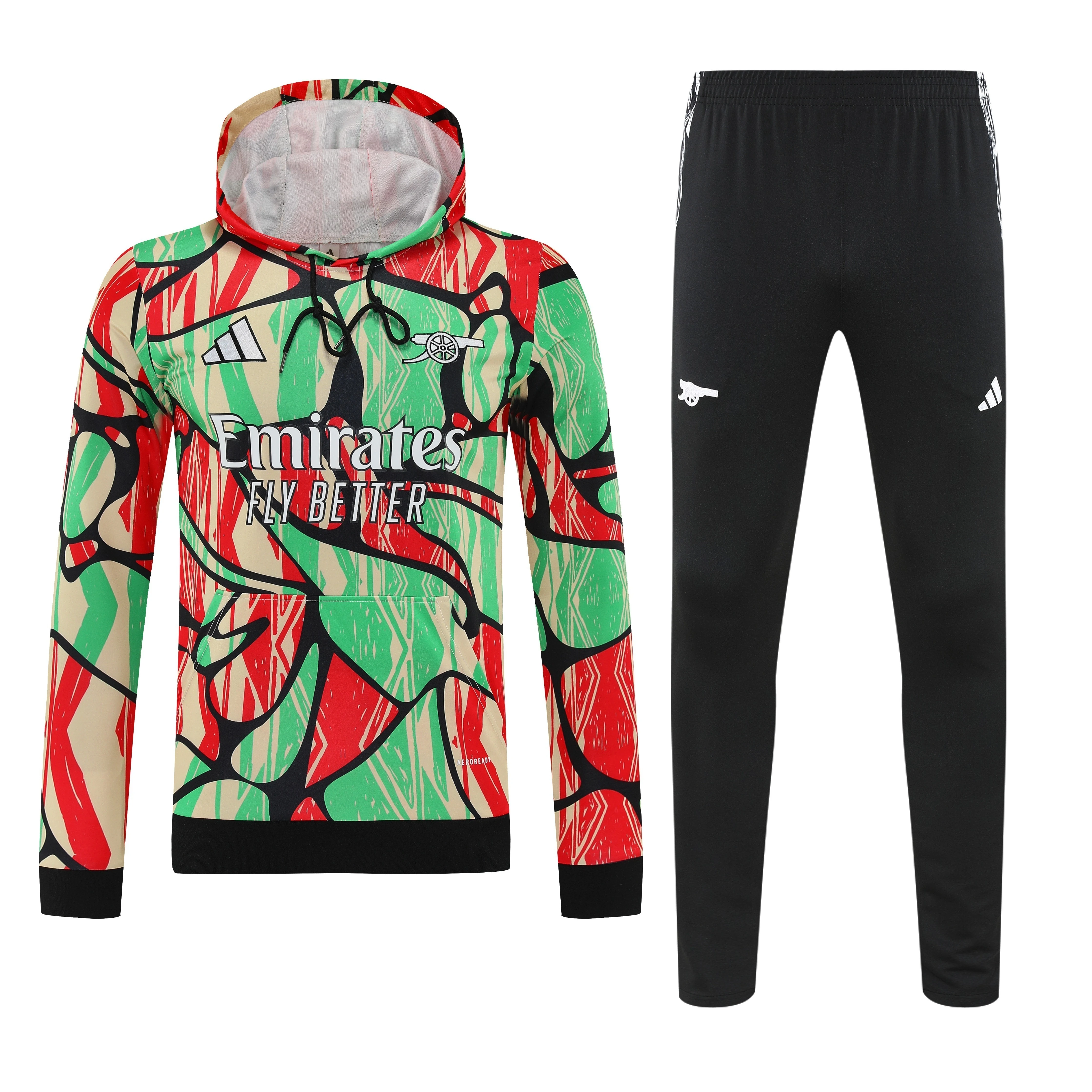 2025-26 Arsenal training kit hooded jersey view 18