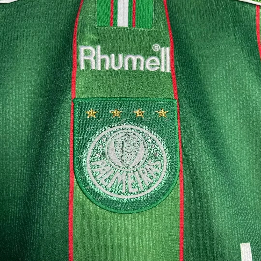 1999 Palmeiras Copa Libertadores Champions Retro Jersey view 5