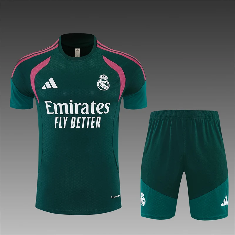 2026-27 Real Madrid Dark Green Short-Sleeve Training Jersey view 14
