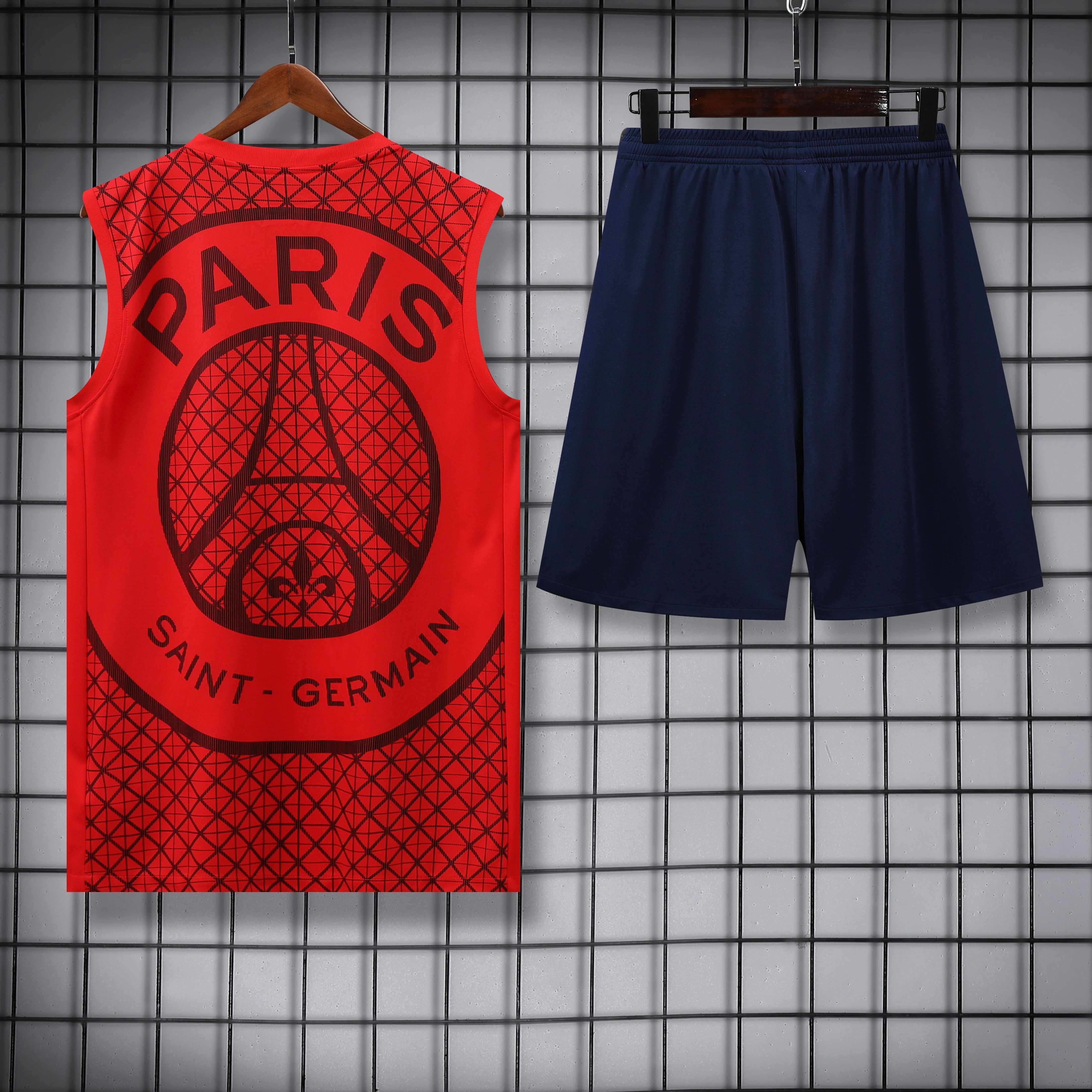 2025-26 Paris Saint-Germain training vest jersey view 2