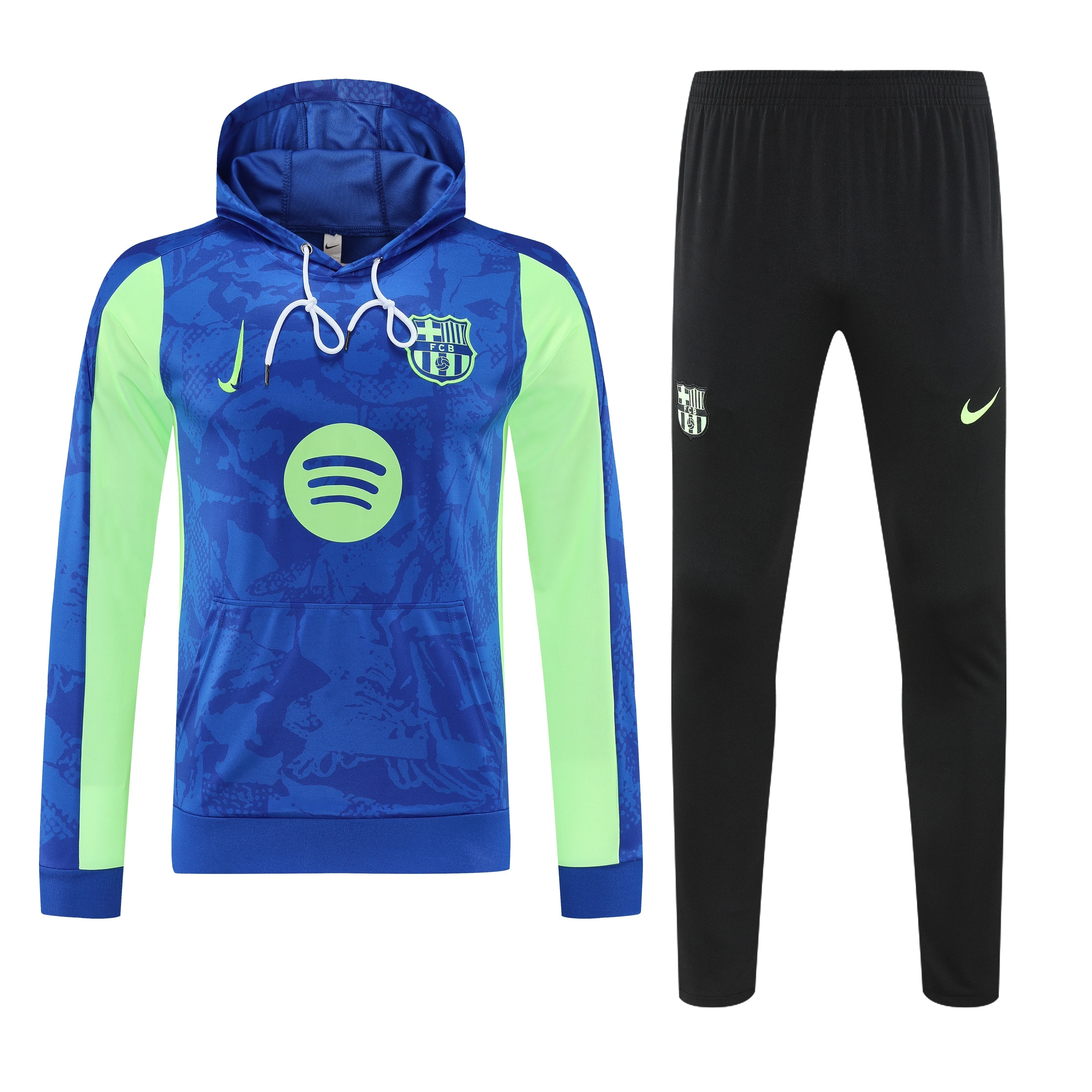 2025-26 Barcelona Blue Half-Zip Training Jersey view 3