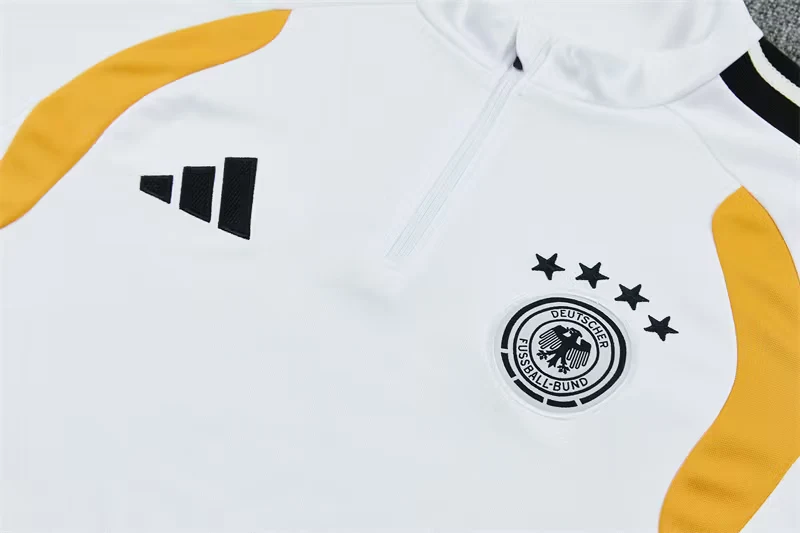 2026-27 Germany White Half-Zip Training Jersey view 6