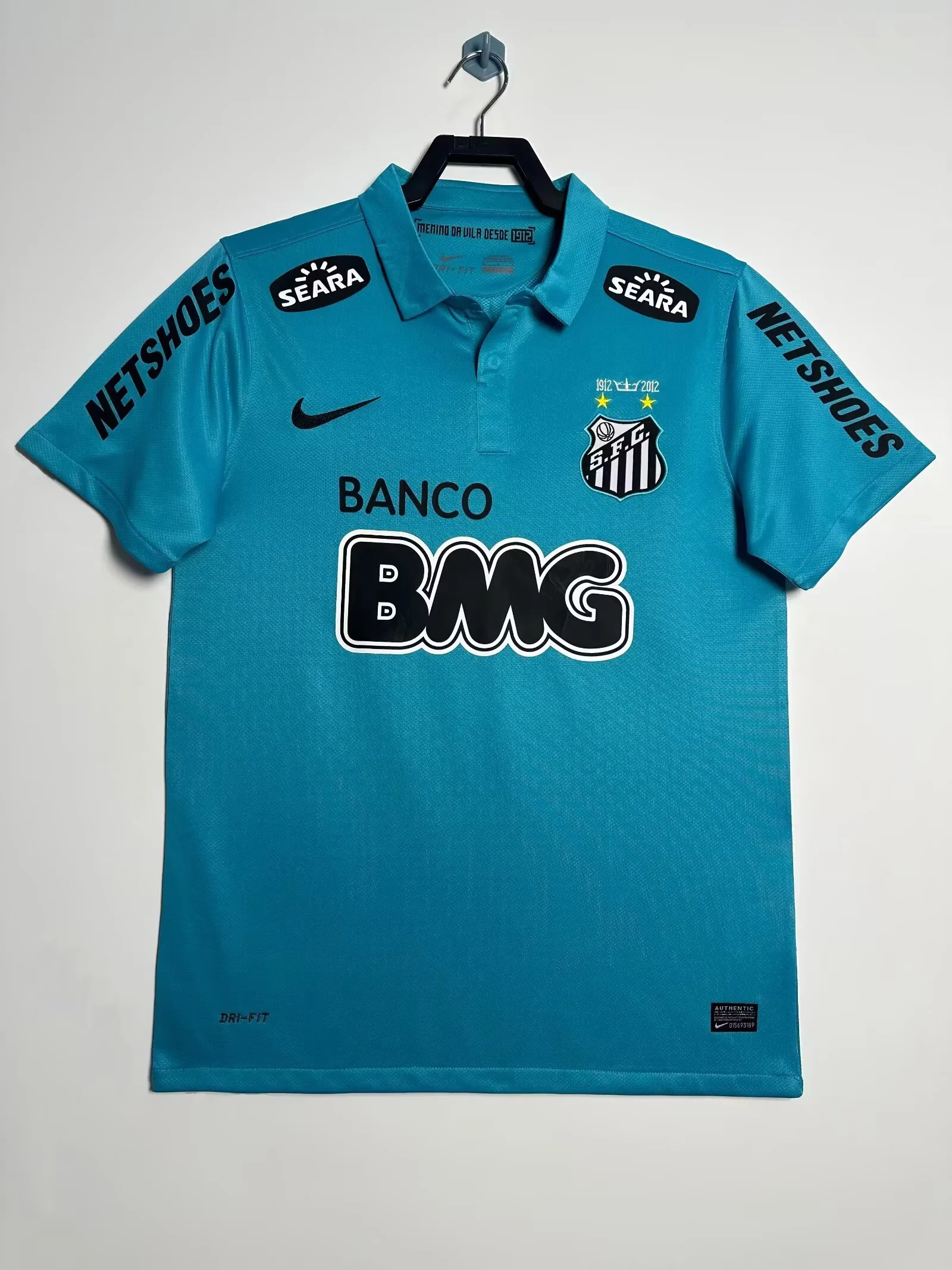 2012-13 Santos Second Away Retro Jersey (with epaulettes)
