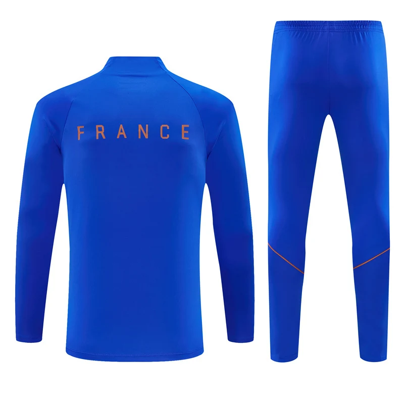 2026-27 France Blue Half-Zip Training Jersey view 19