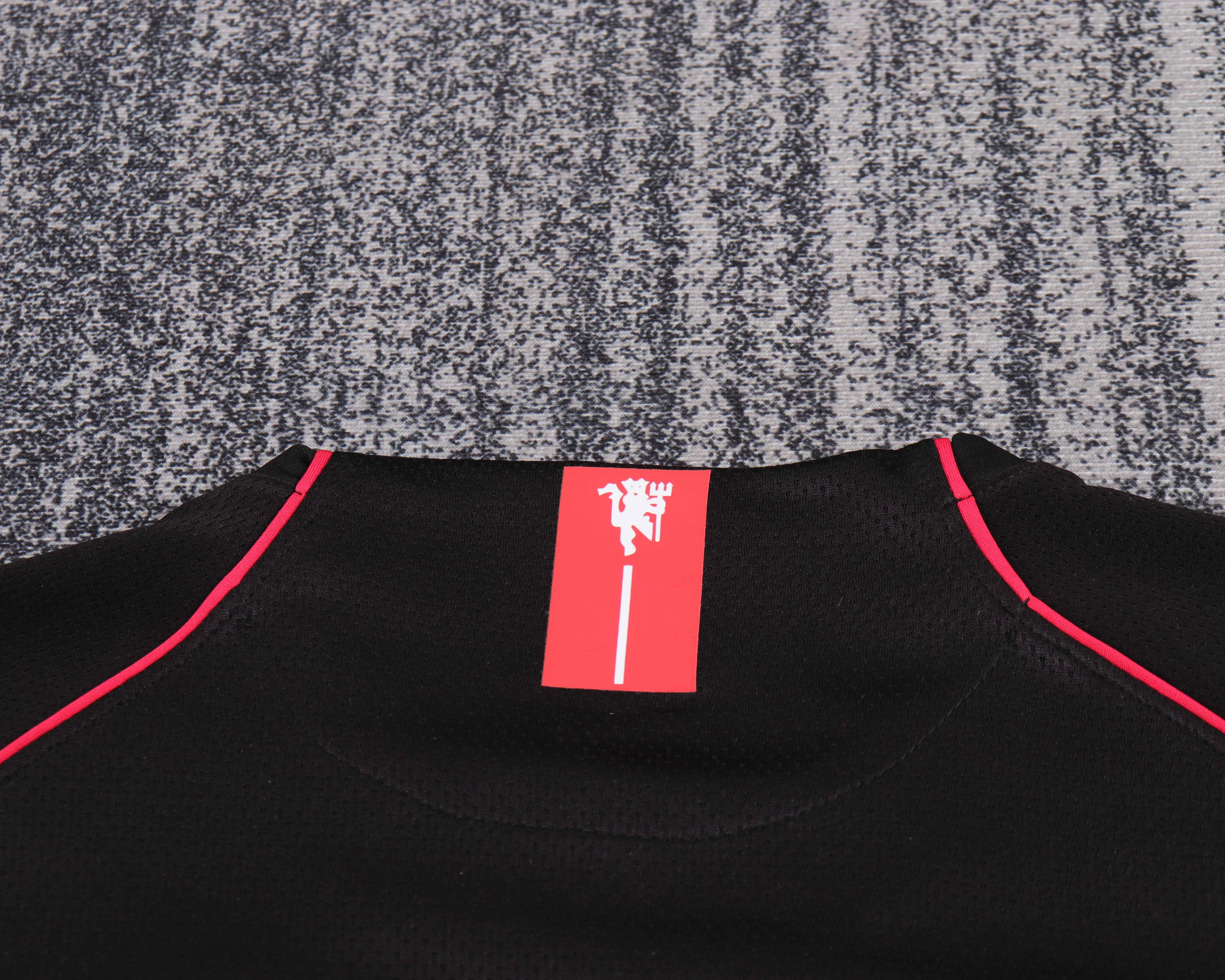 2007-08 Manchester United Away Retro Shirt Black - Kids Sizes view 10
