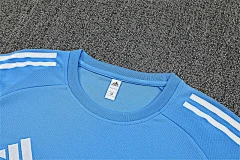 2025-26 Real Madrid light blue short-sleeved training jersey view 13