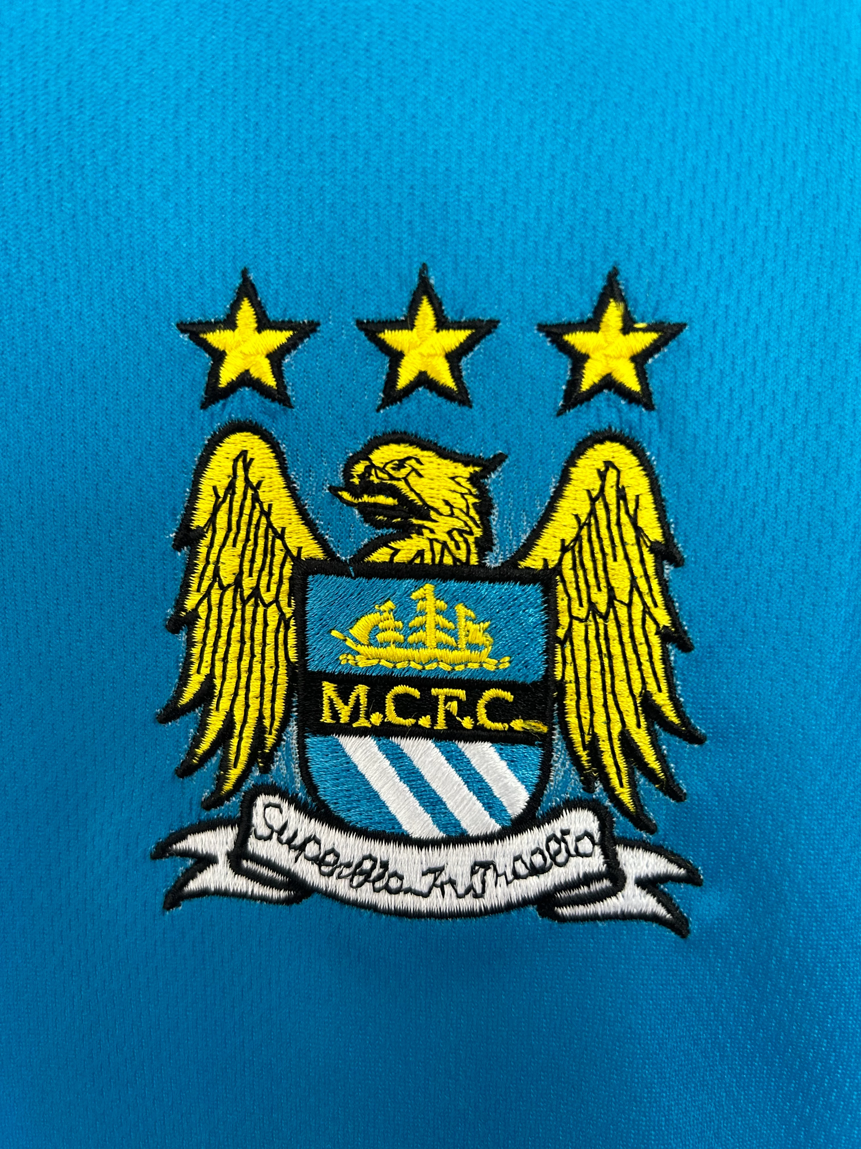 1997-98 Manchester City home retro jersey view 6