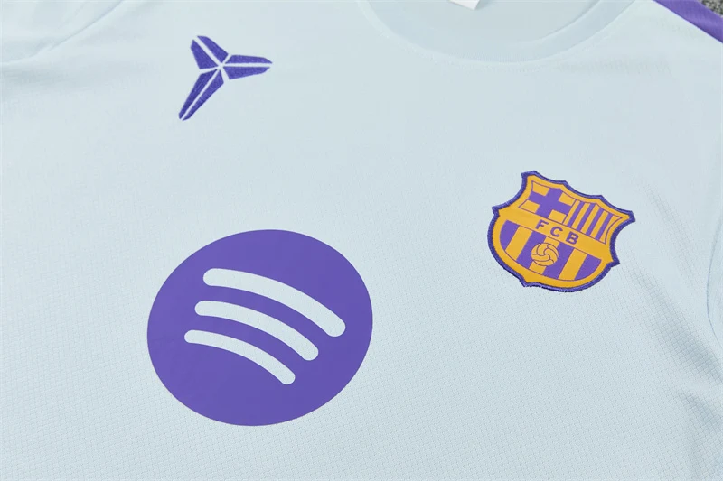 2026-27 Barcelona Light Grey Short-Sleeve Training Jersey view 10